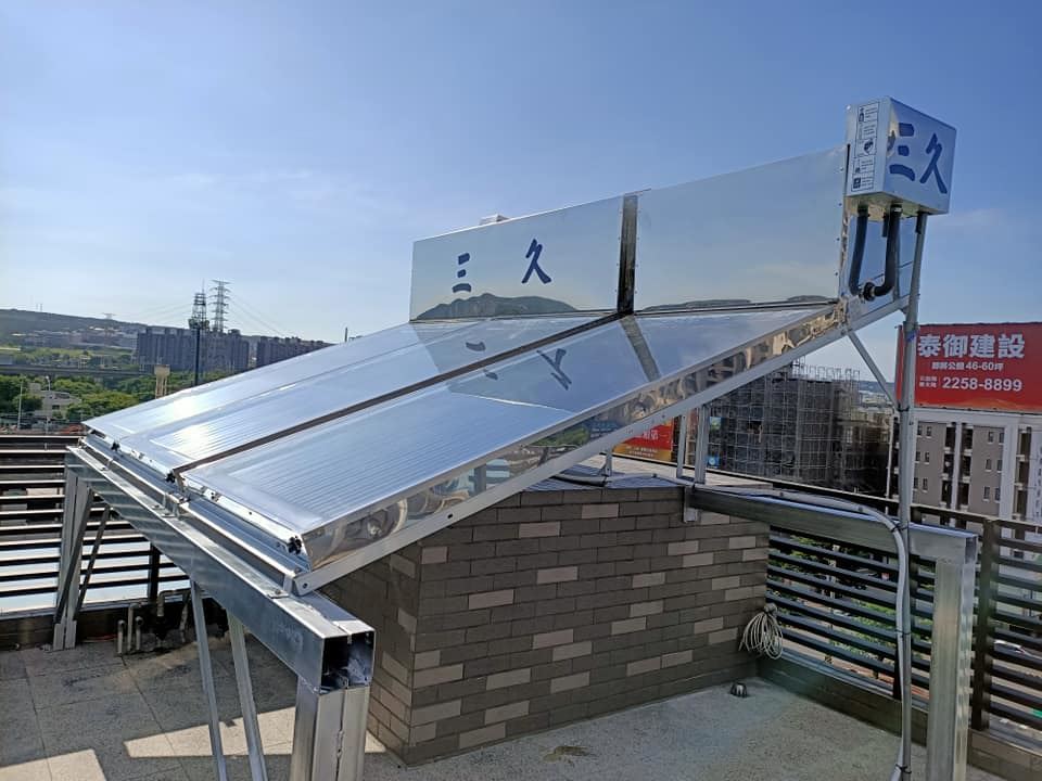 三久太陽能各式屋頂均可安裝_女兒牆式